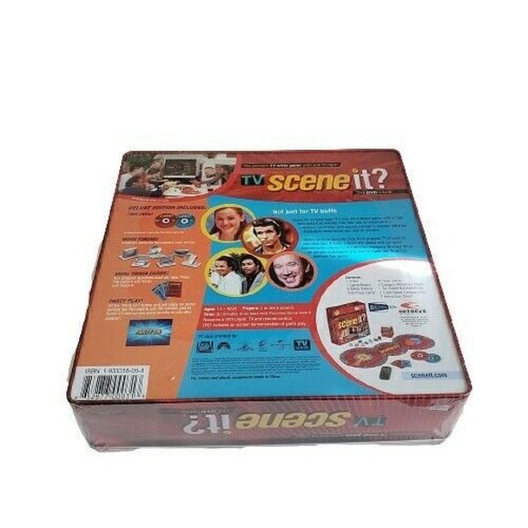 Scene it The DVD Game Deluxe Edition Trivia Game Tin Box 2005 NEW - Picture 6 of 8